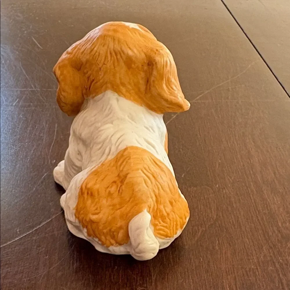Vintage Homco Cocker Spaniel puppy dog 1980s.